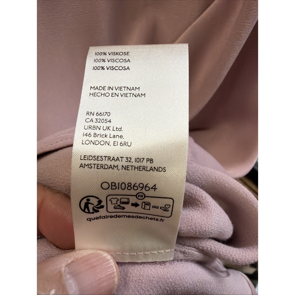 Pink Rose Maxi Slip Skirt, Anthropologie Women's XL, NWT, Tilda, Boho, Feminine - Picture 6 of 12